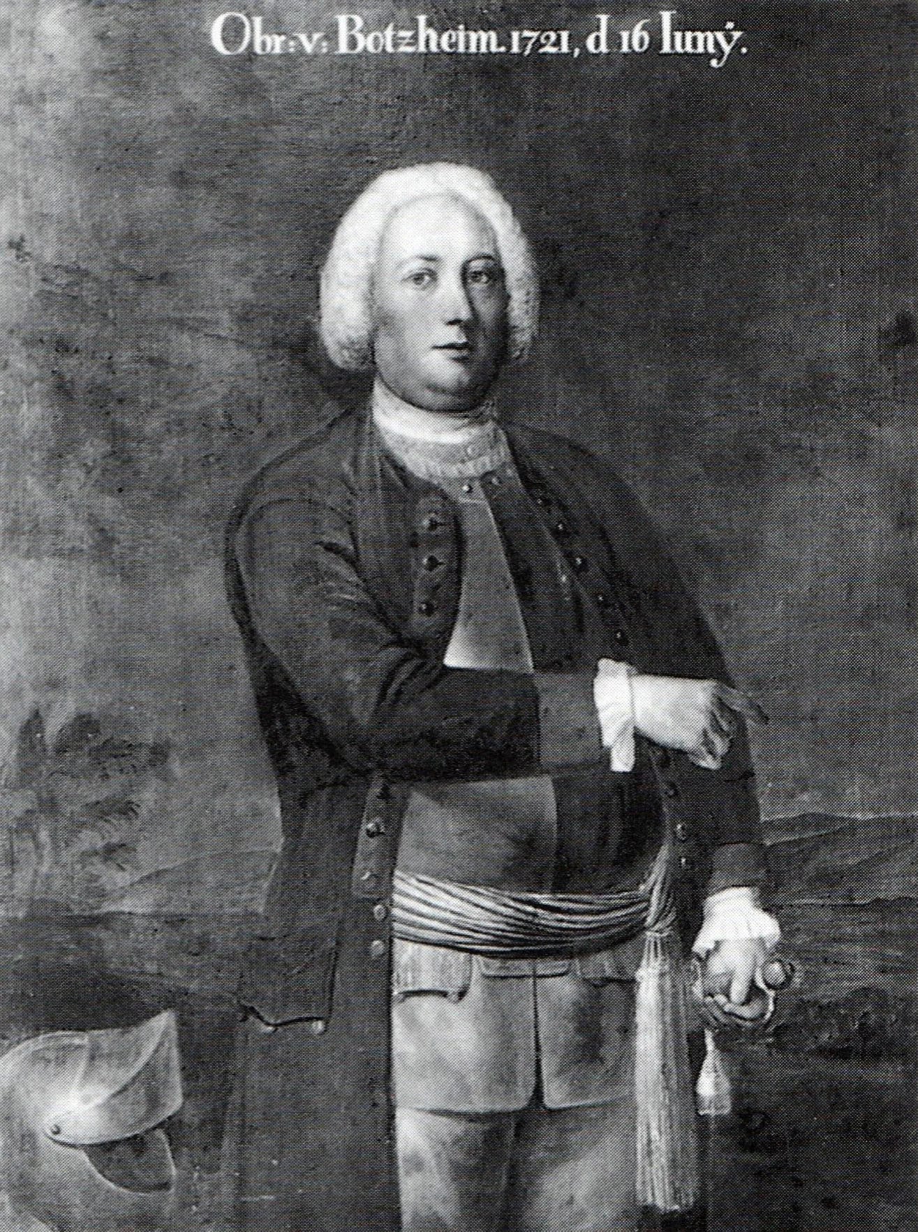 Porträt von Friedrich Casimir von Botzheim (1672–1737) – Gedenkseite