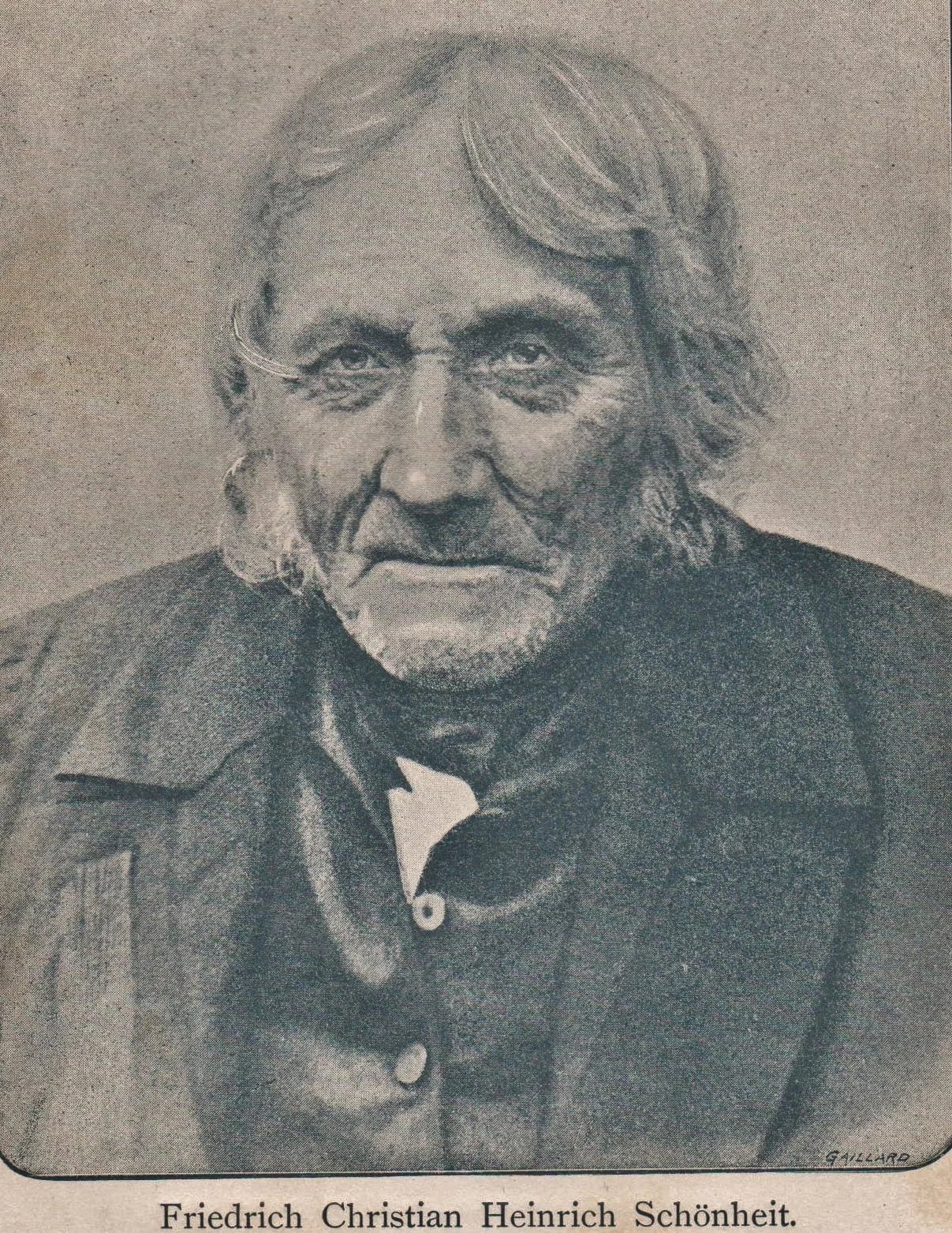 Porträt von Friedrich Christian Heinrich Schönheit (1789–1870) – Gedenkseite