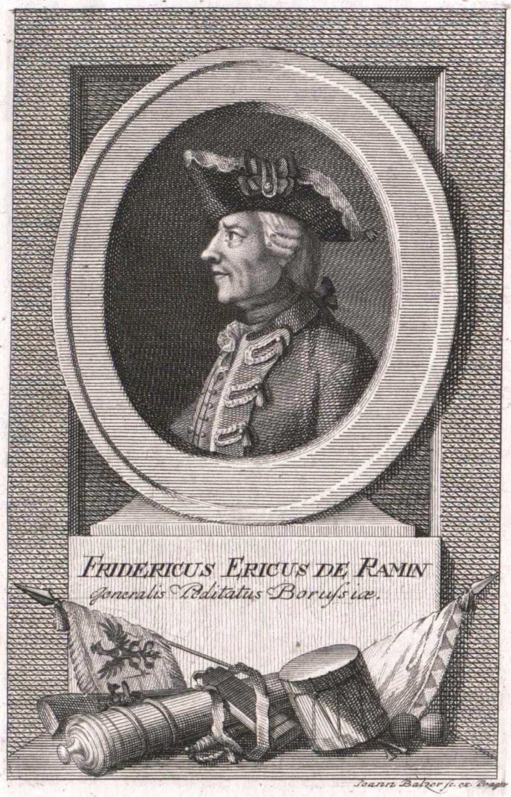 Portrait of Friedrich Ehrenreich von Ramin (1709–1782) – memorial page