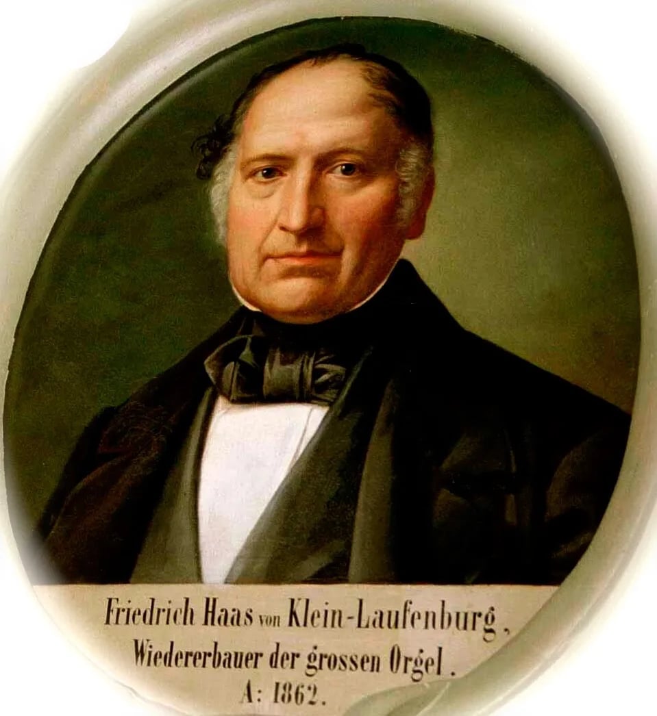 Porträt von Friedrich Haas (1811–1886) – Gedenkseite