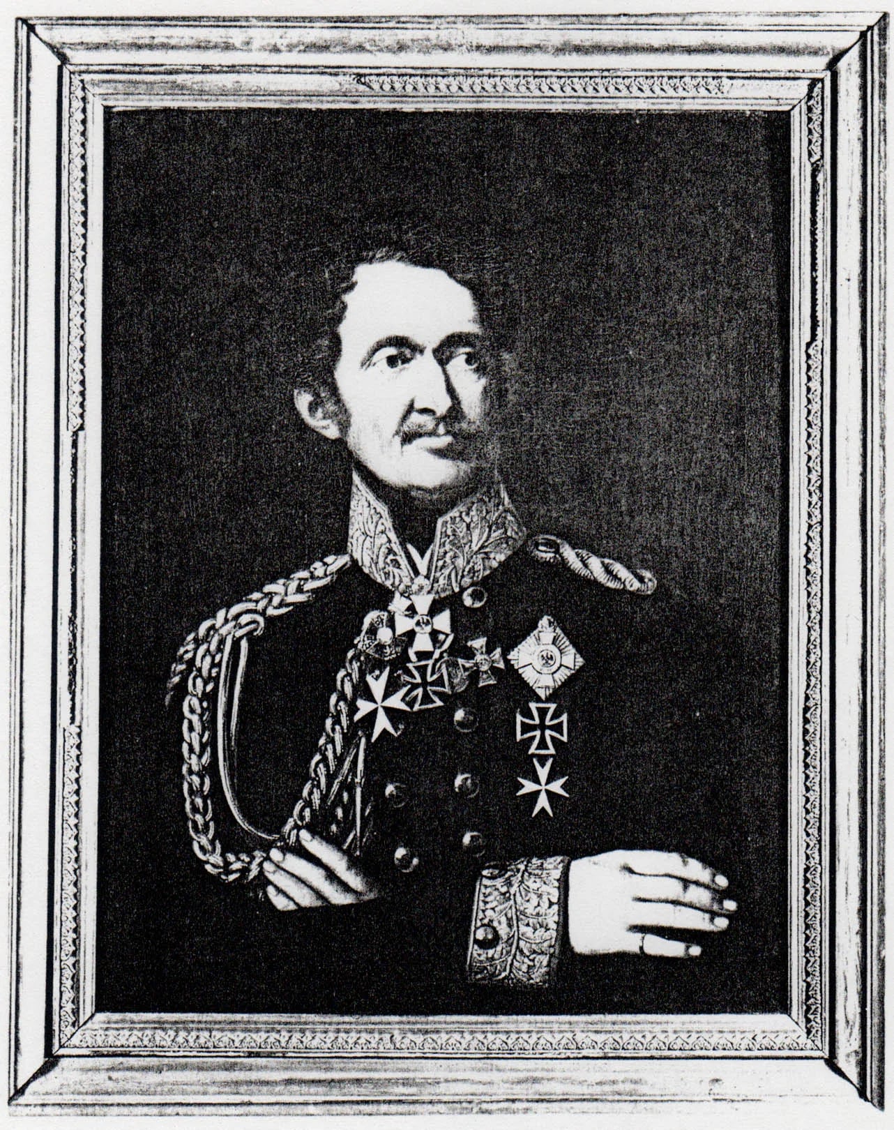 Porträt von Friedrich Heinrich Ludwig von Pfuel (1781–1846) – Gedenkseite