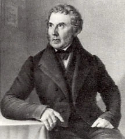 Porträt von Friedrich Pogge (1791–1843) – Gedenkseite