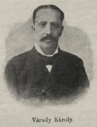 Porträt von Károly Várady (1859–1914) – Gedenkseite