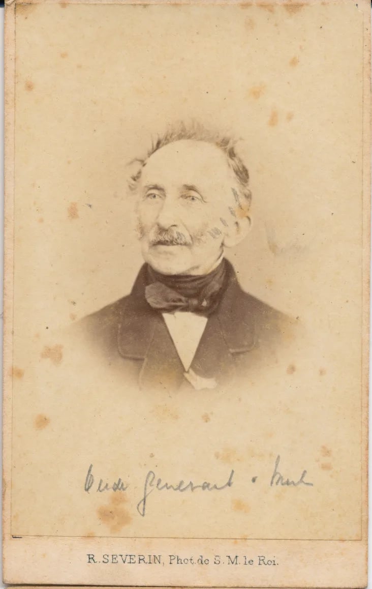 Porträt von Bernard van Merlen (1800–1890) – Gedenkseite
