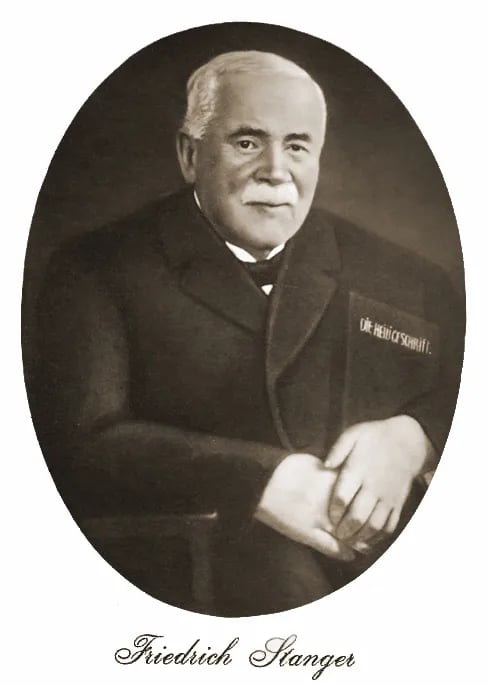 Porträt von Friedrich Stanger (1855–1934) – Gedenkseite