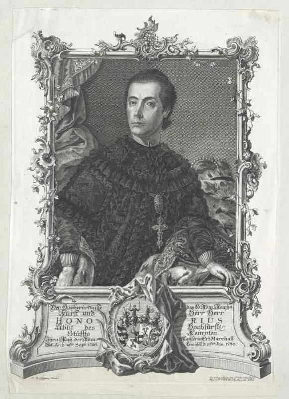 Porträt von Honorius Roth von Schreckenstein (1726–1785) – Gedenkseite