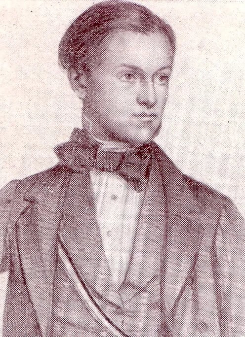 Porträt von Friedrich von Frankenberg und Ludwigsdorf (1835–1897) – Gedenkseite