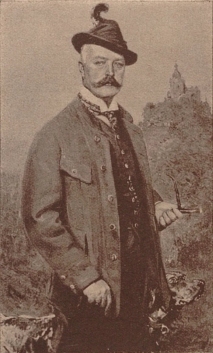 Porträt von Friedrich von der Asseburg (1861–1940) – Gedenkseite