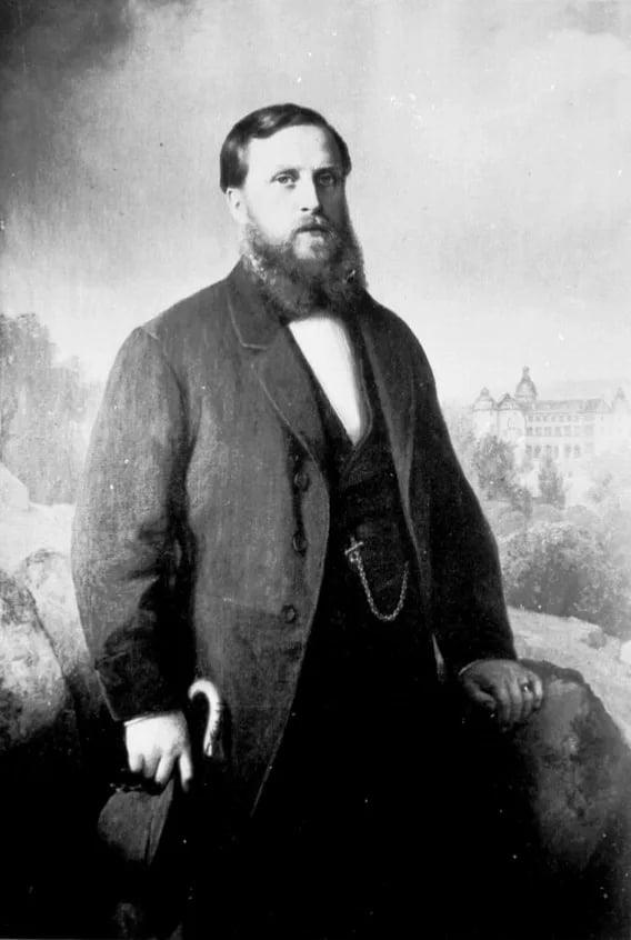 Porträt von Friedrich zu Solms-Laubach (1833–1900) – Gedenkseite