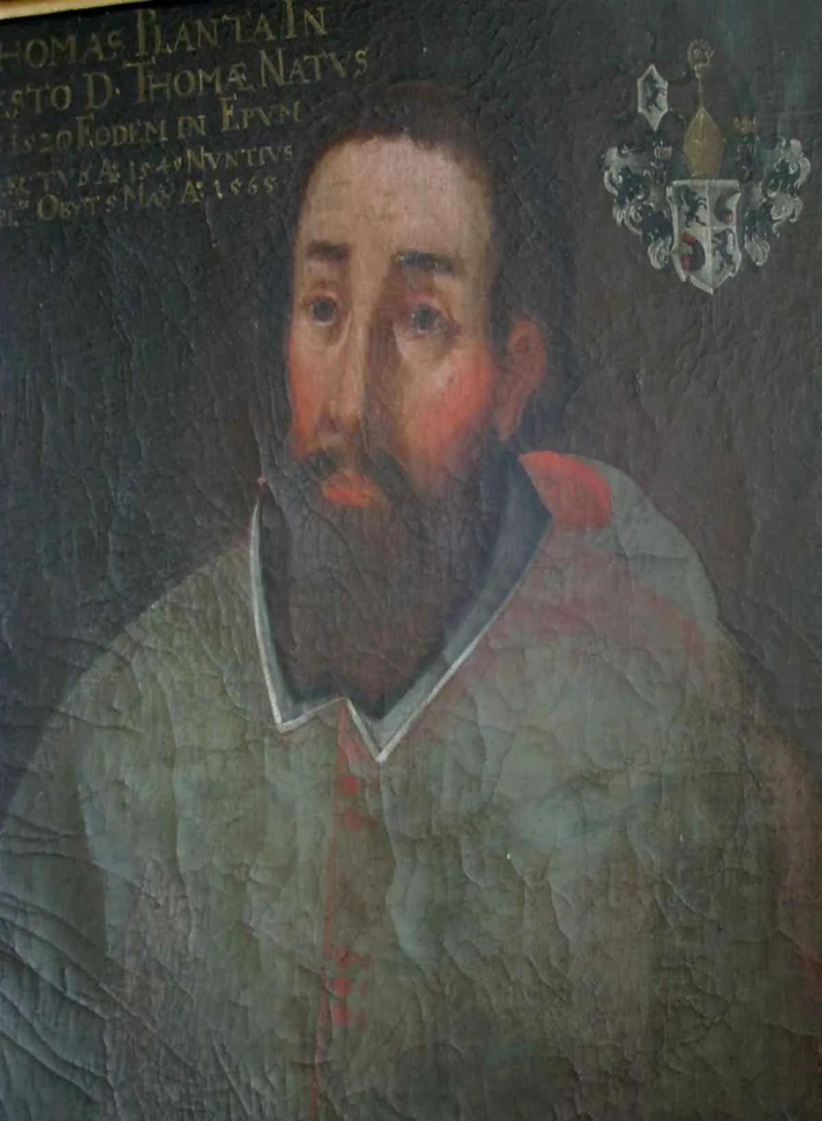 Portrait of Thomas von Planta (1520–1565) – memorial page