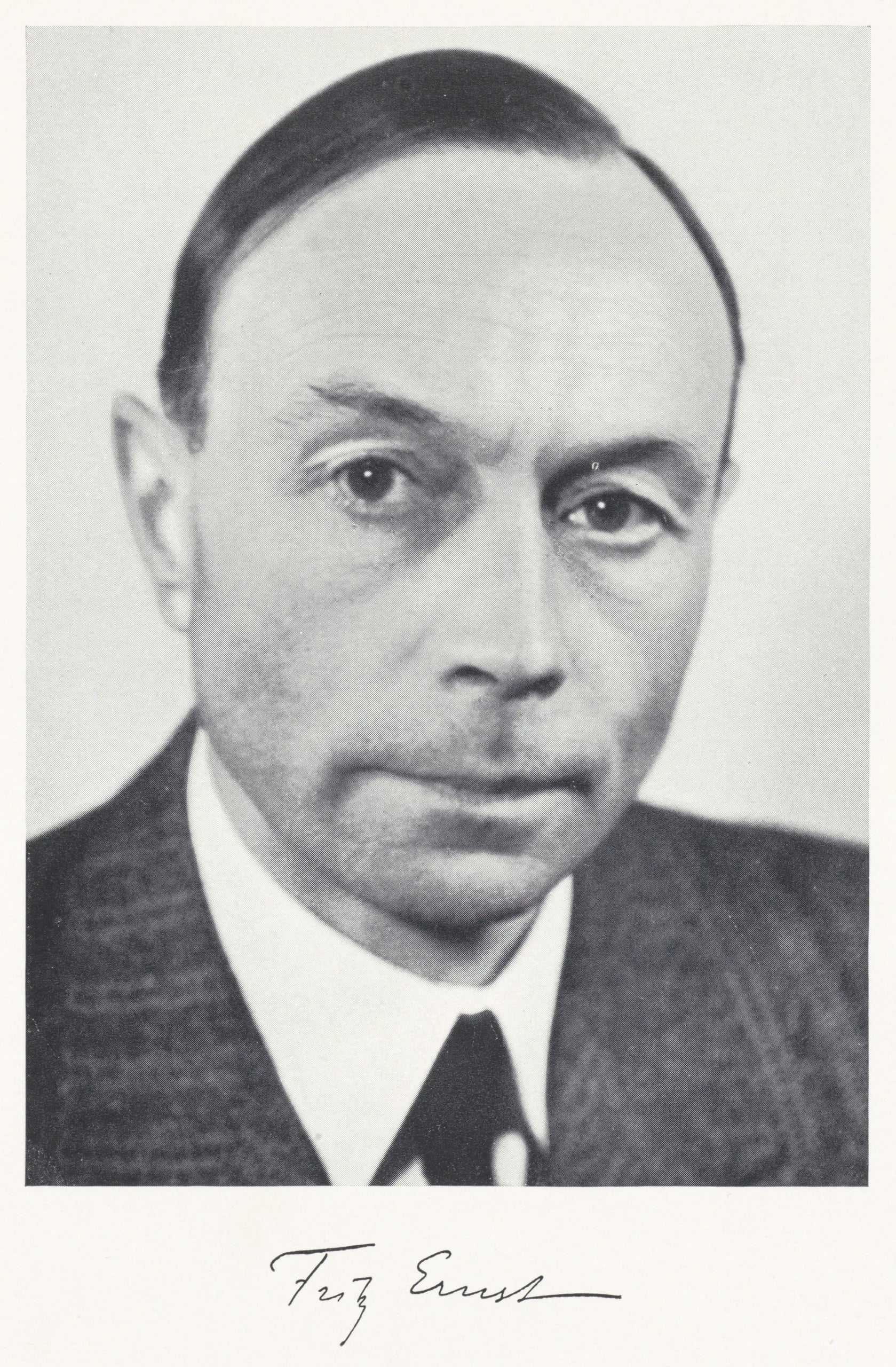 Porträt von Fritz Ernst (1889–1958) – Gedenkseite