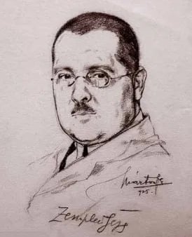 Portrait of Géza Zemplén (1883–1956) – memorial page
