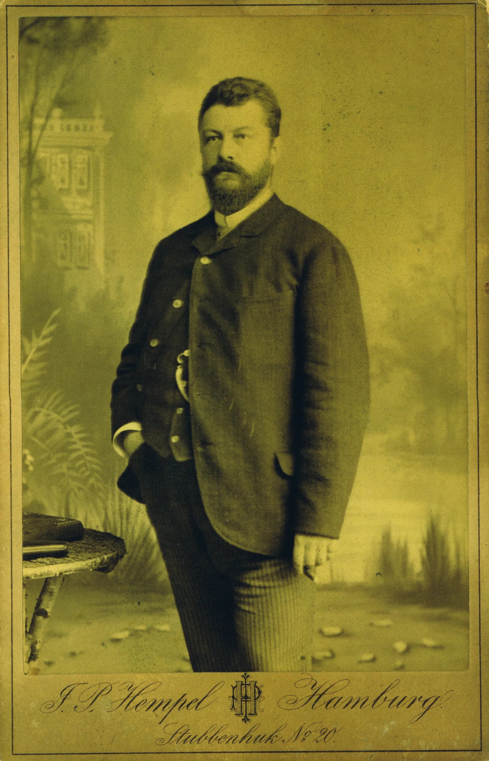 Portrait of Fritz Stoltenberg (1855–1921) – memorial page