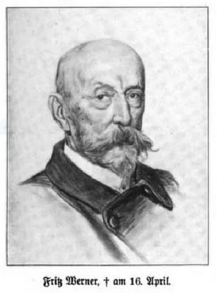Portrait of Fritz Werner (1827–1908) – memorial page