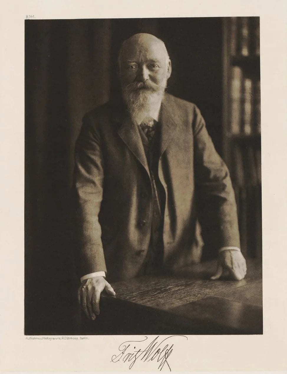 Portrait of Fritz Wolff (1847–1921) – memorial page