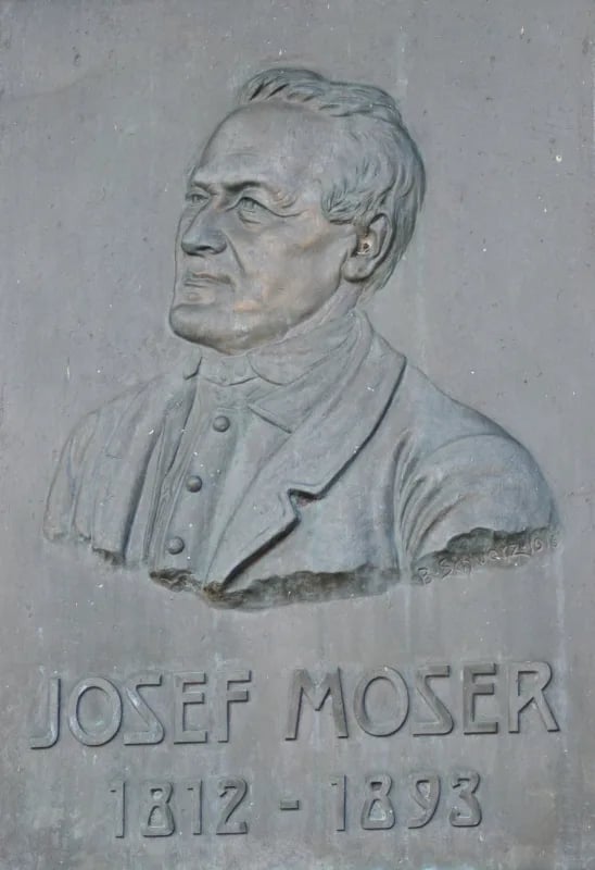 Portrait of Josef Moser (1812–1893) – memorial page