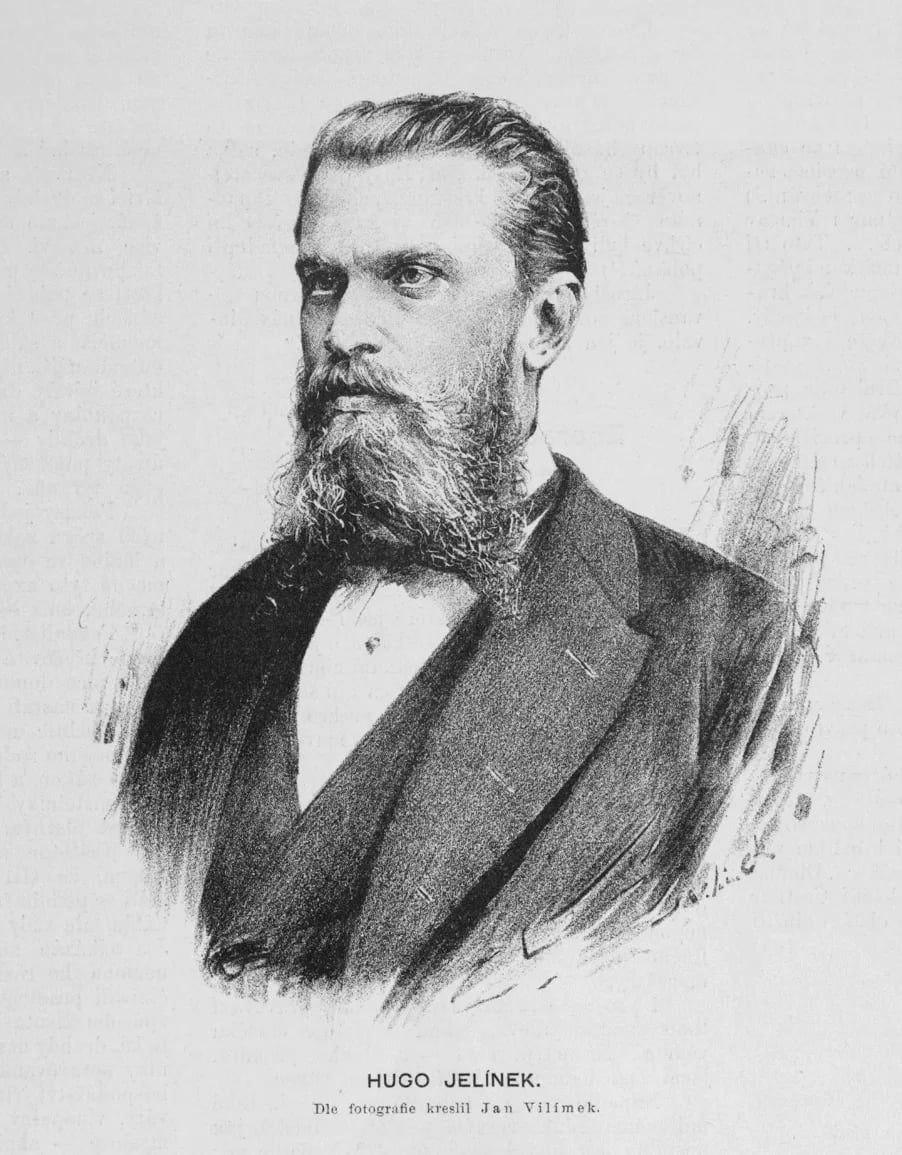 Porträt von Hugo Jelinek (1834–1901) – Gedenkseite