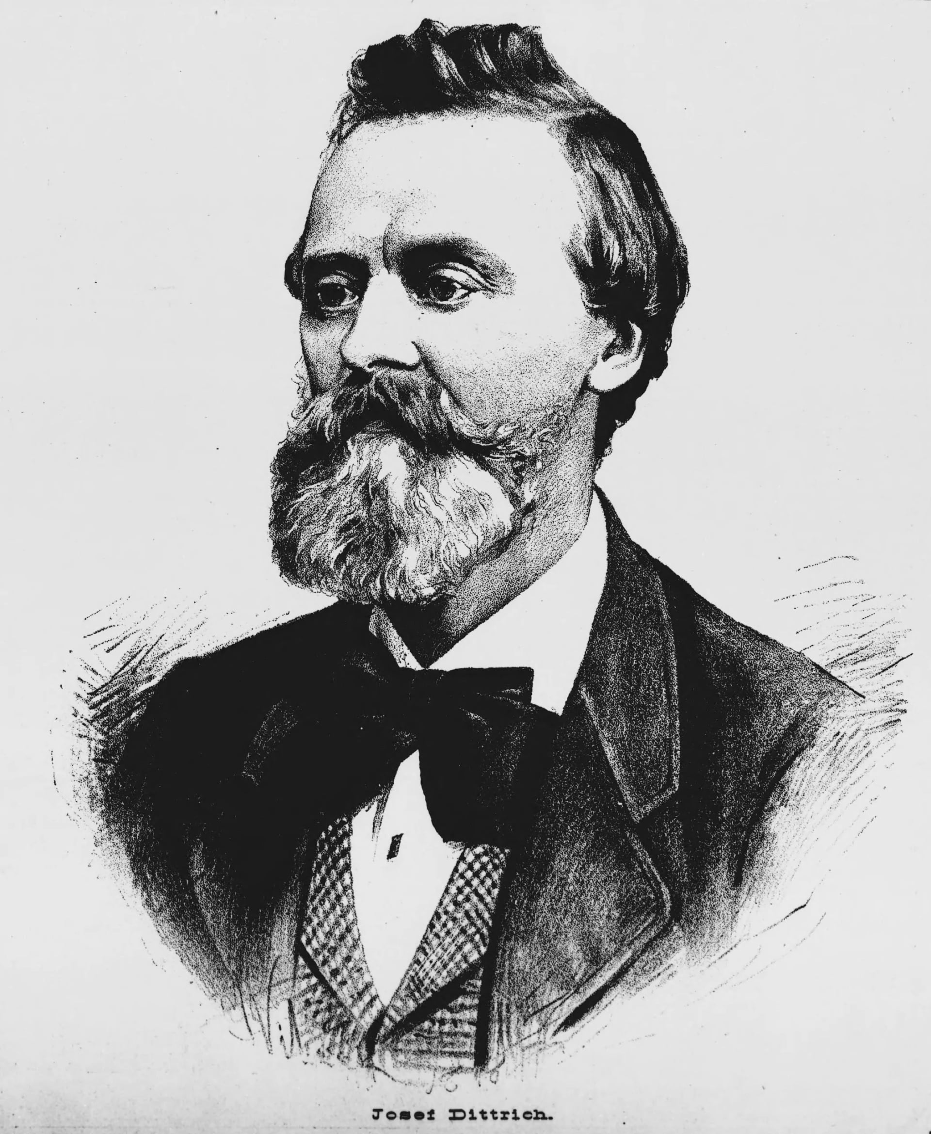 Portrait of Josef Dittrich (1818–1898) – memorial page