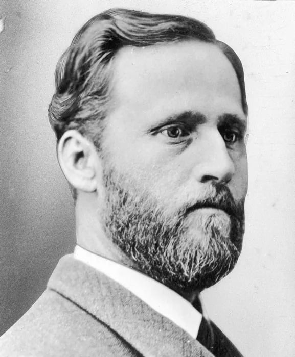 Porträt von Joseph Angell Young (1834–1875) – Gedenkseite