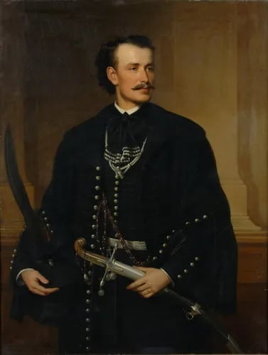 Porträt von Miksa Ürményi (1775–1836) – Gedenkseite