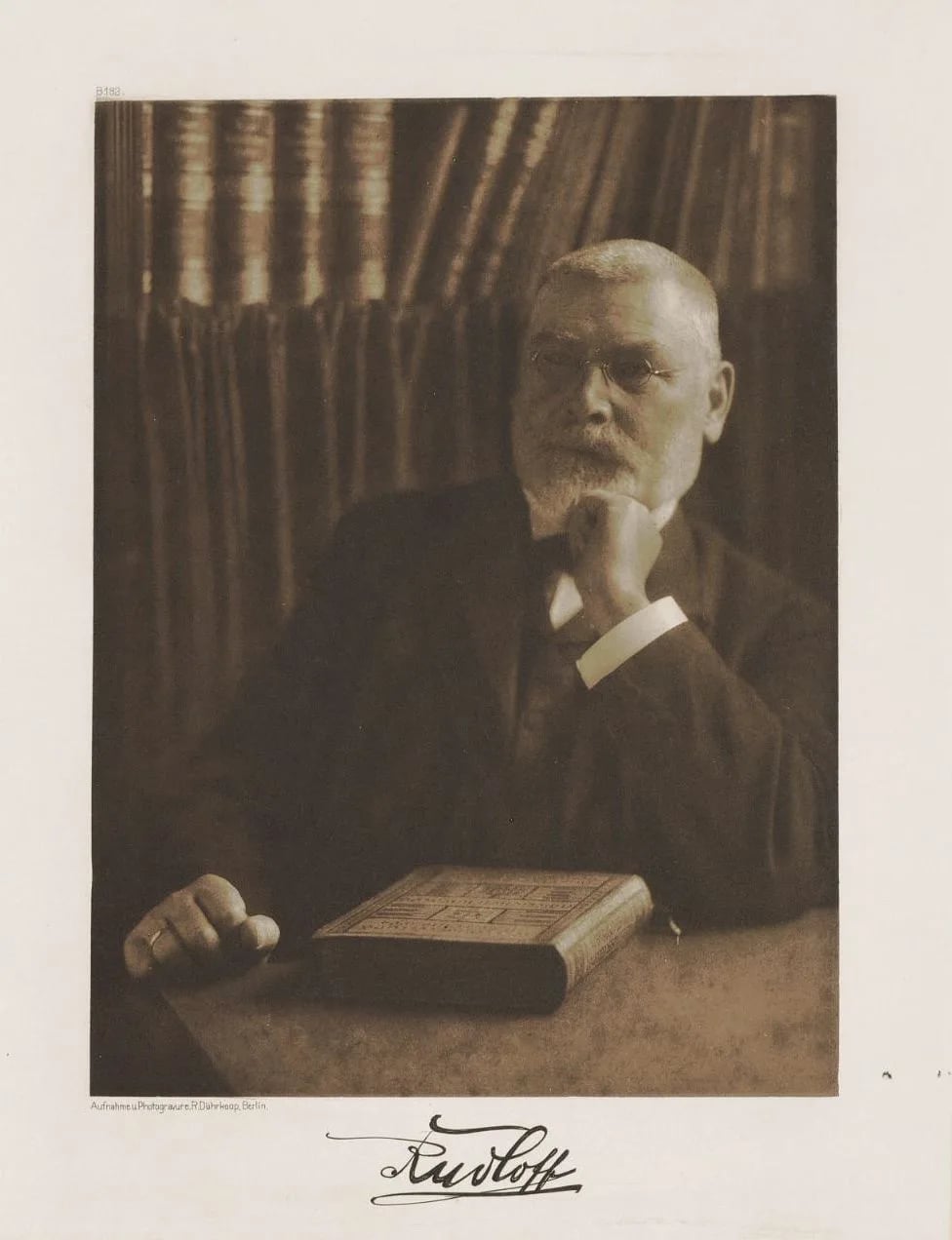Portrait of Johannes Rudloff (1848–1934) – memorial page