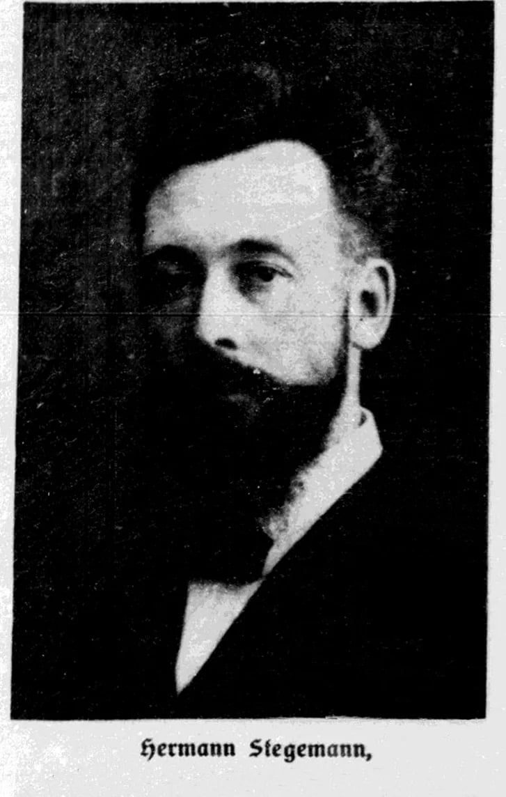 Porträt von Hermann Stegemann (1870–1945) – Gedenkseite