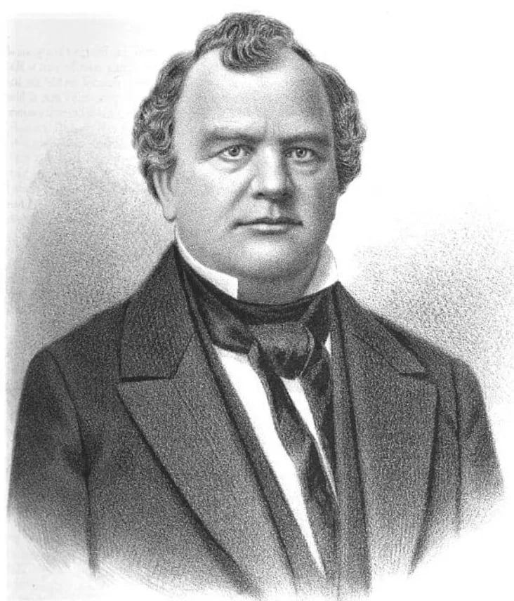 Porträt von Jairus C. Fairchild (1801–1862) – Gedenkseite