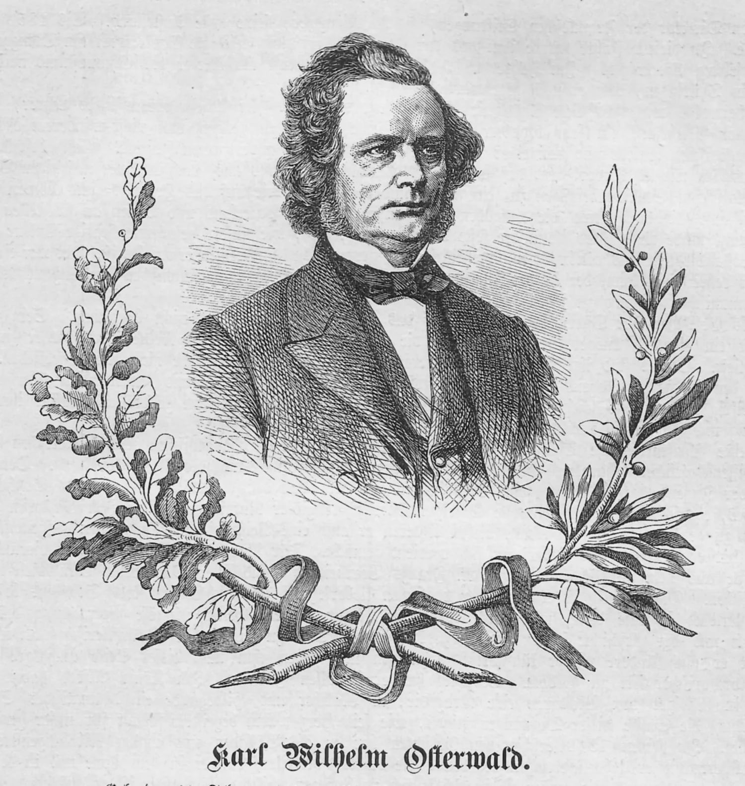 Portrait of Karl Wilhelm Osterwald (1820–1887) – memorial page