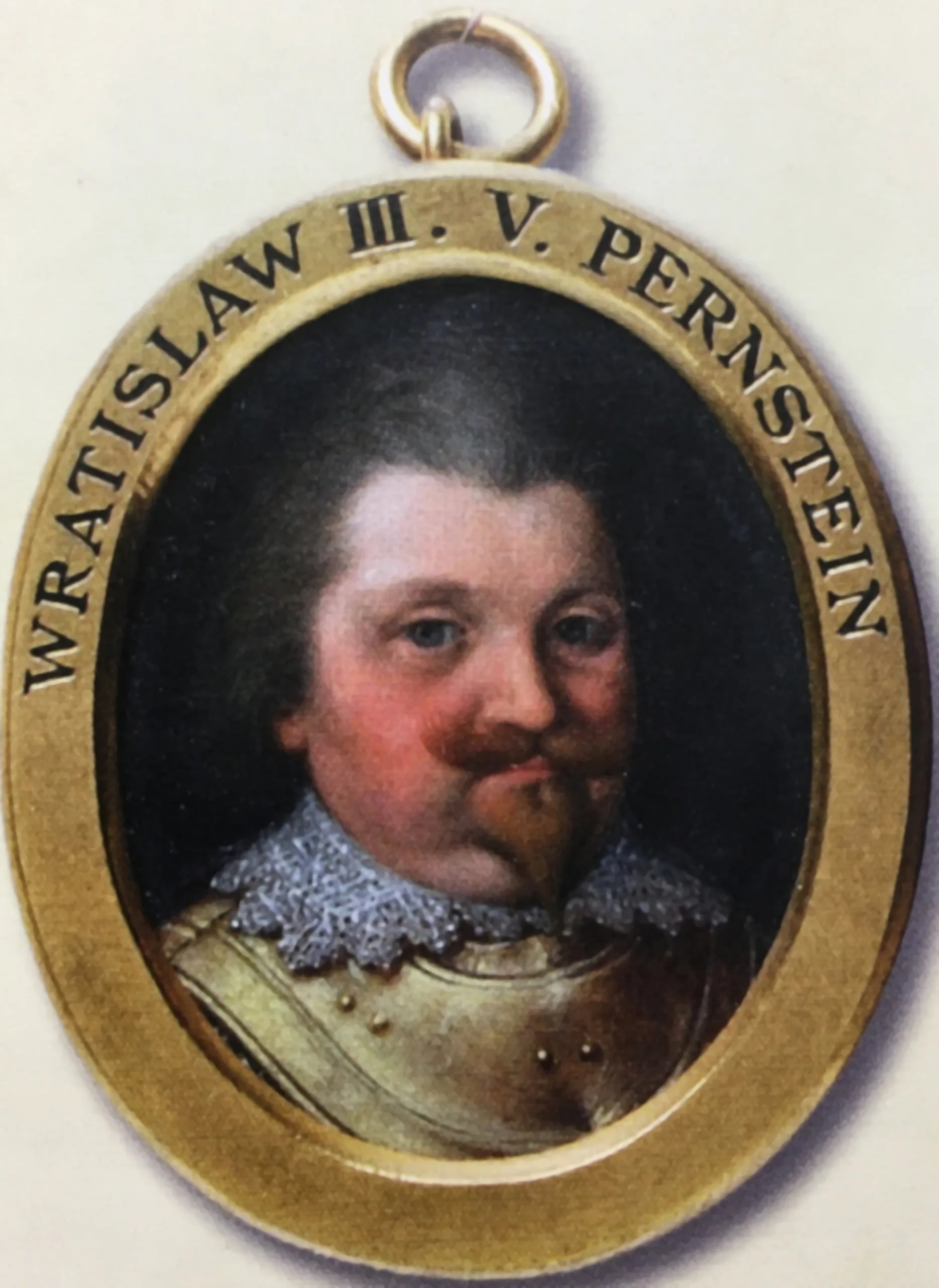 Porträt von Vratislav Eusebius von Pernstein (1594–1631) – Gedenkseite