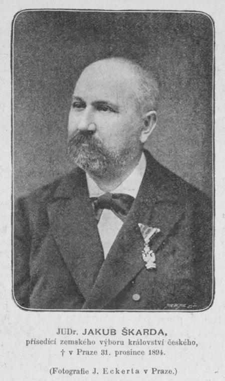 Porträt von Jakub Škarda (1828–1894) – Gedenkseite