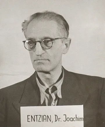 Portrait of Joachim Entzian (1891–1968) – memorial page