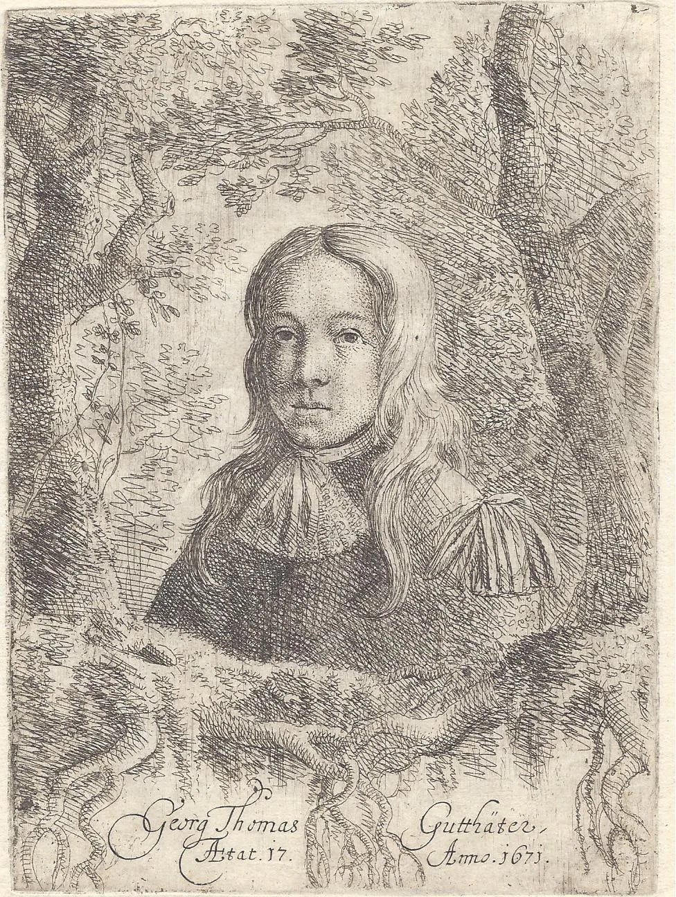 Portrait of Georg Thomas Gutthäter (1654–1694) – memorial page