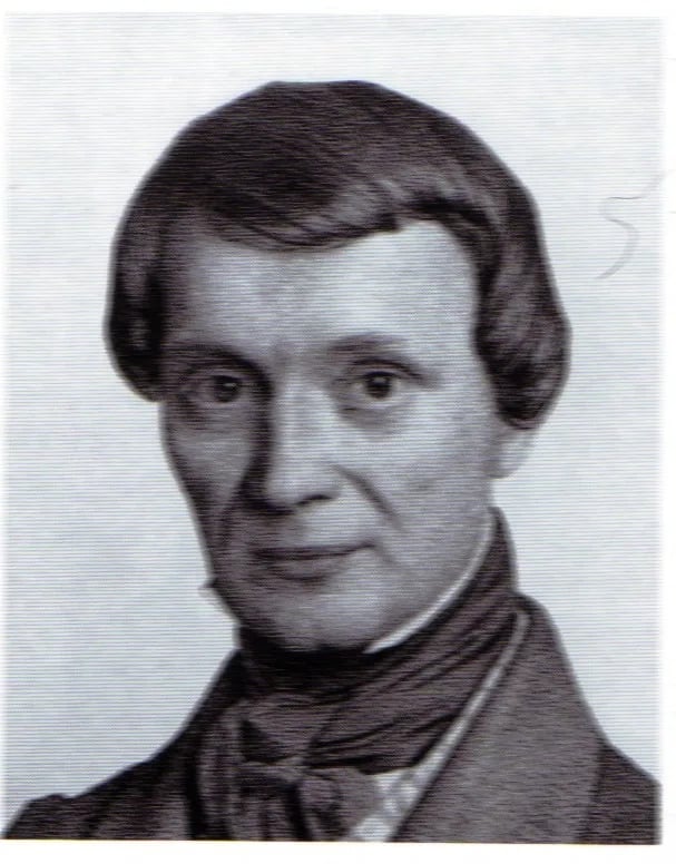 Porträt von Johann Joseph Bauerband (1800–1878) – Gedenkseite