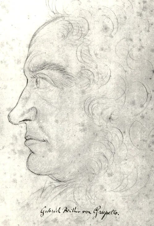 Porträt von Gabriel Grupello (1644–1730) – Gedenkseite