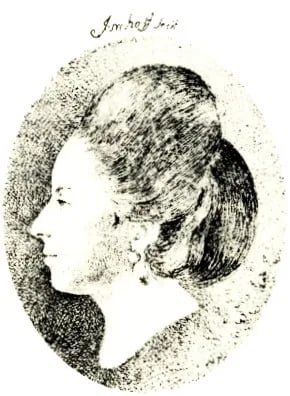 Porträt von Luise Franziska Sophie von Imhoff (1750–1803) – Gedenkseite