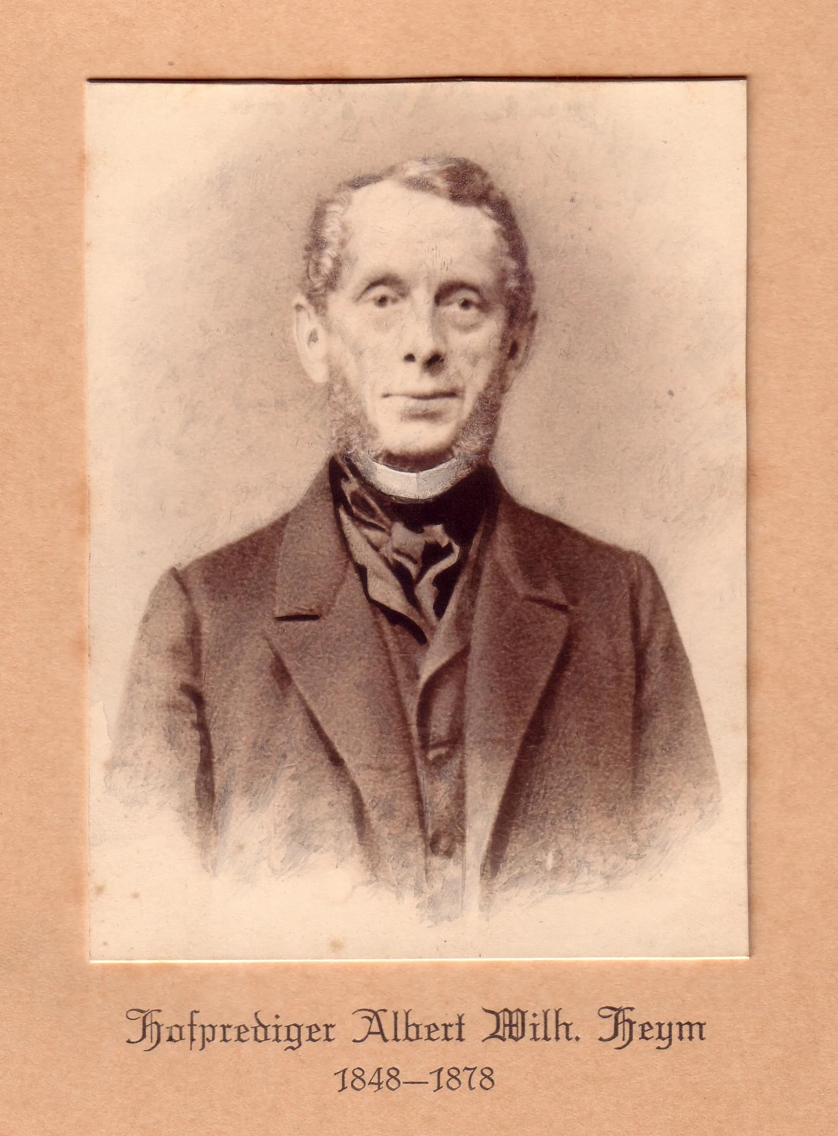 Porträt von Albert Heym (1808–1878) – Gedenkseite
