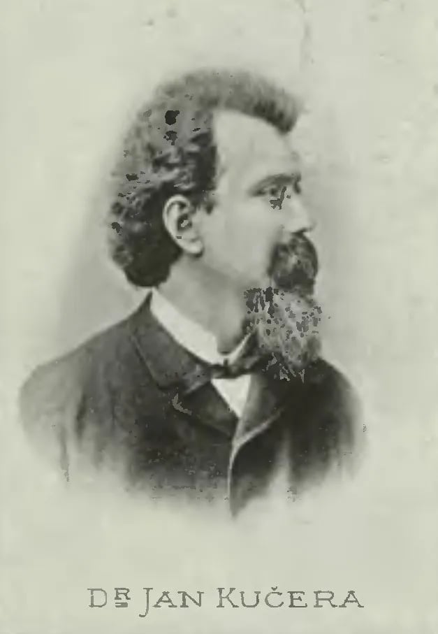 Portrait of Jan Kučera (1838–1895) – memorial page