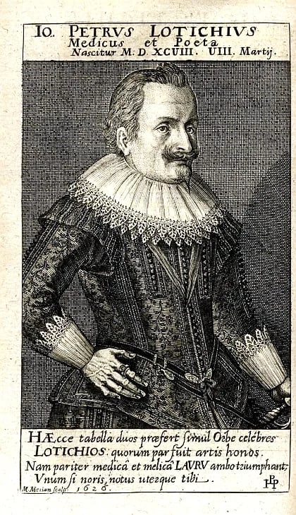 Porträt von Johann Peter Lotichius (1598–1669) – Gedenkseite