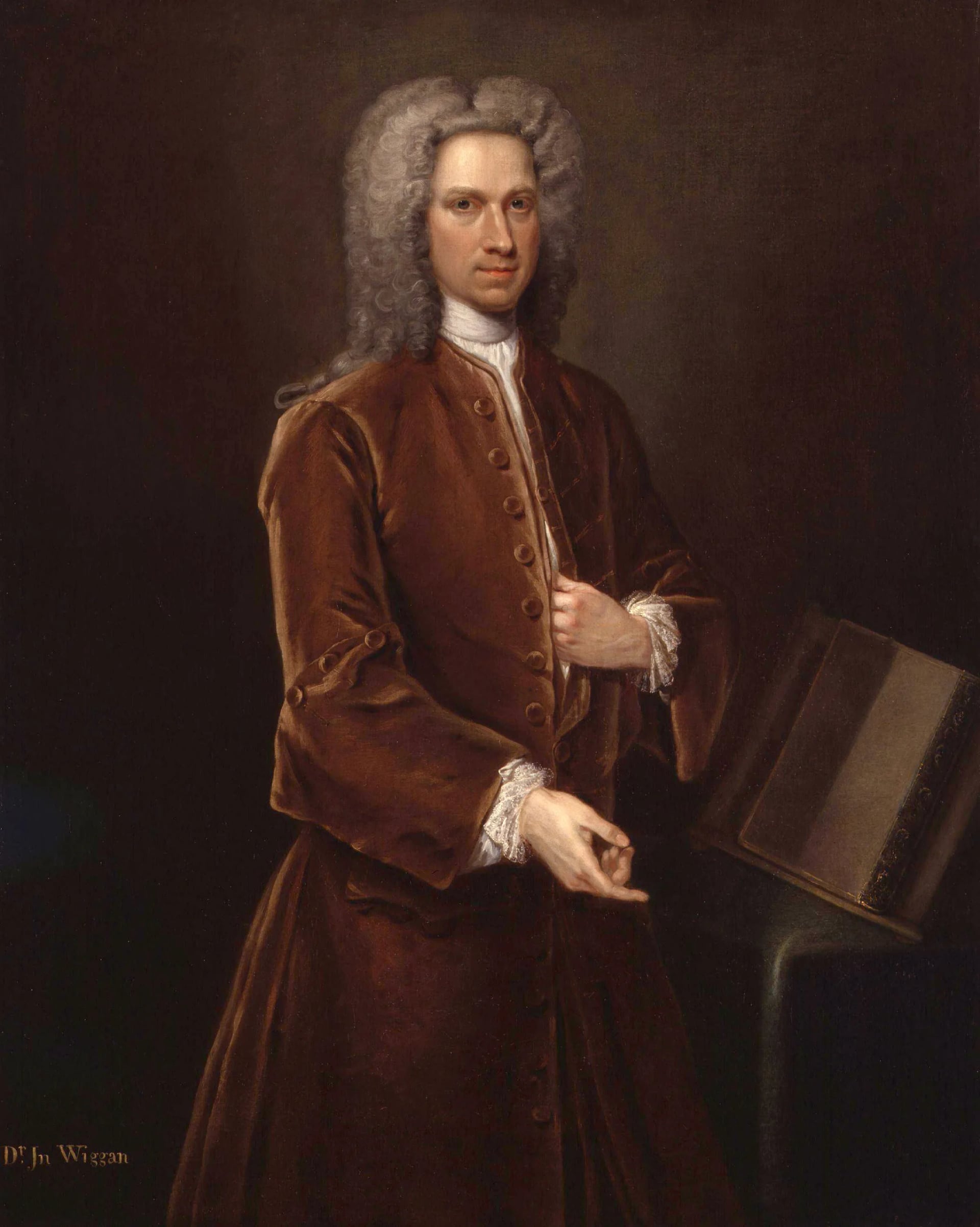 Portrait of John Wigan (1696–1739) – memorial page