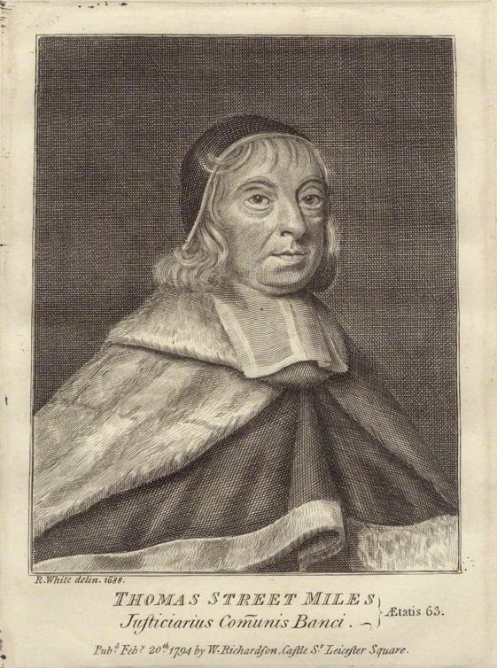 Portrait of Thomas Street (1625–1696) – memorial page