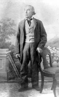 Porträt von José Antonio Navarro (1795–1871) – Gedenkseite
