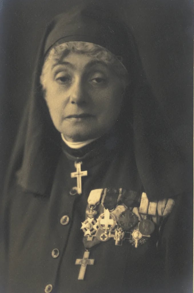 Porträt von Anna Mela-Papadopoulou (1871–1938) – Gedenkseite