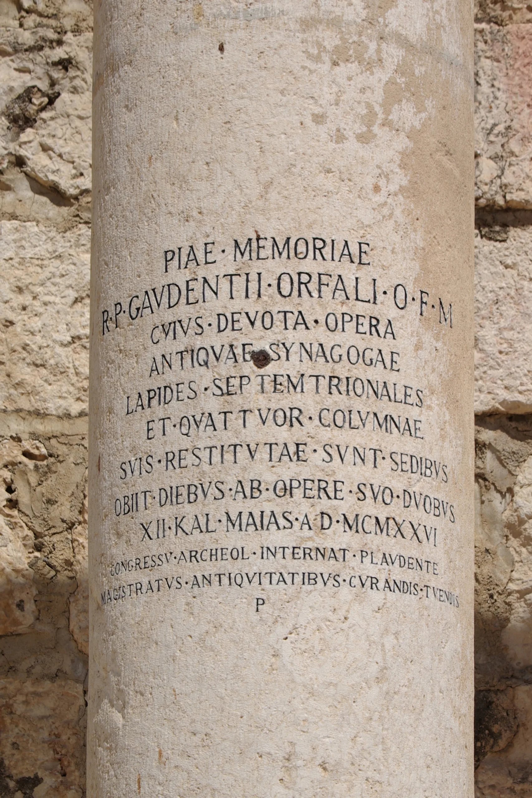 Portrait of Gaudenzio Orfali (1889–1926) – memorial page
