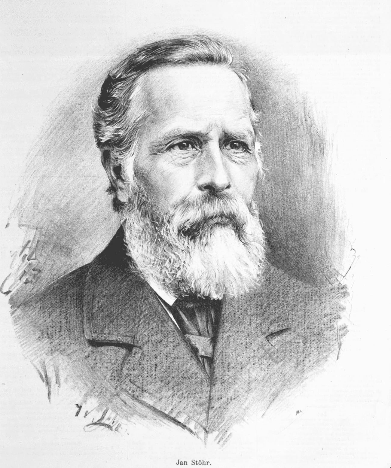 Portrait of Jan Stöhr (1822–1899) – memorial page