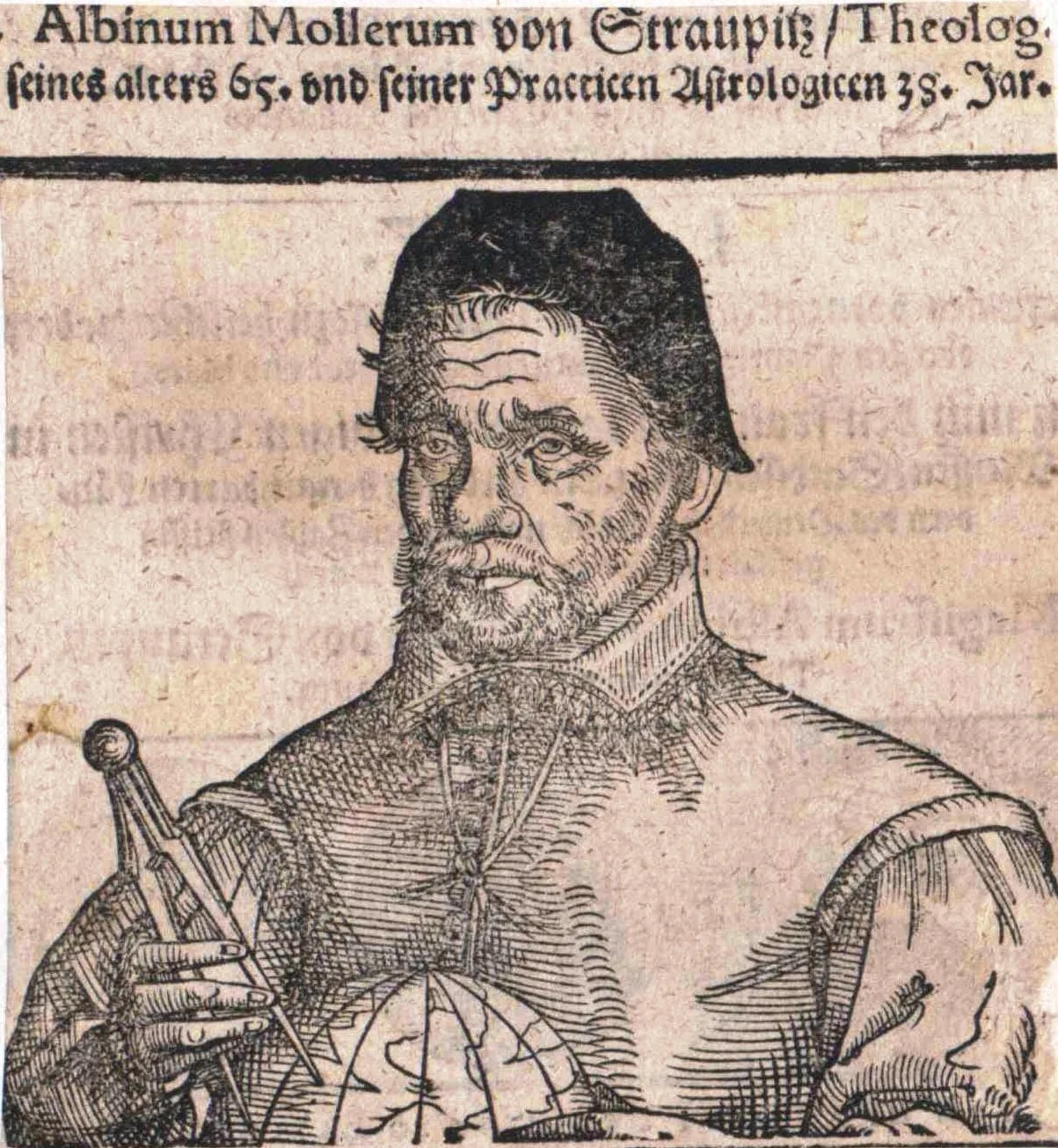 Portrait of Albin Moller (1541–1618) – memorial page