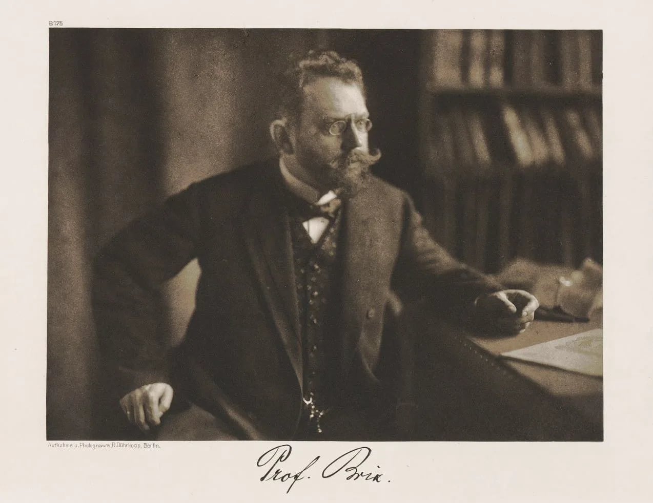 Porträt von Josef Brix (1859–1943) – Gedenkseite