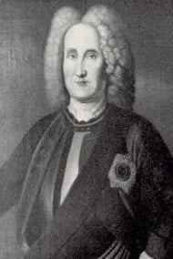 Porträt von Georg Abraham von Arnim (1651–1734) – Gedenkseite