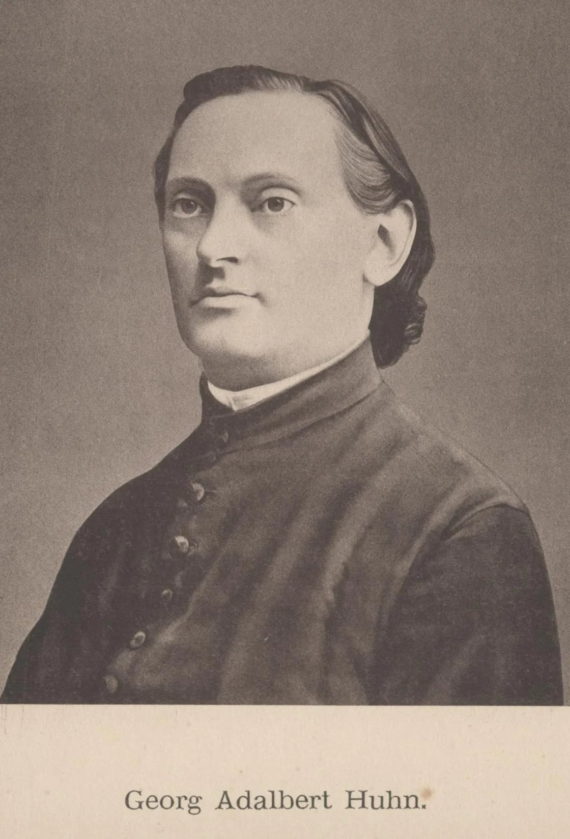 Porträt von Georg Adalbert Huhn (1839–1903) – Gedenkseite