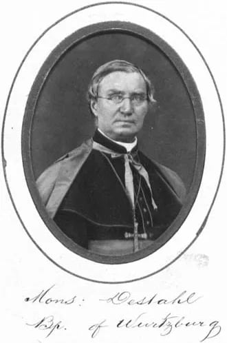 Porträt von Georg Anton von Stahl (1805–1870) – Gedenkseite