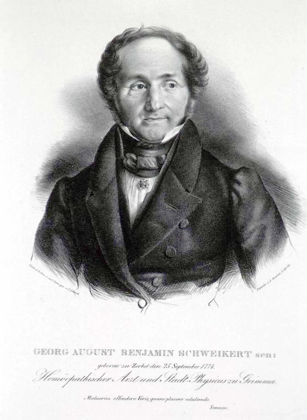Portrait of Georg August Benjamin Schweikert (1774–1845) – memorial page